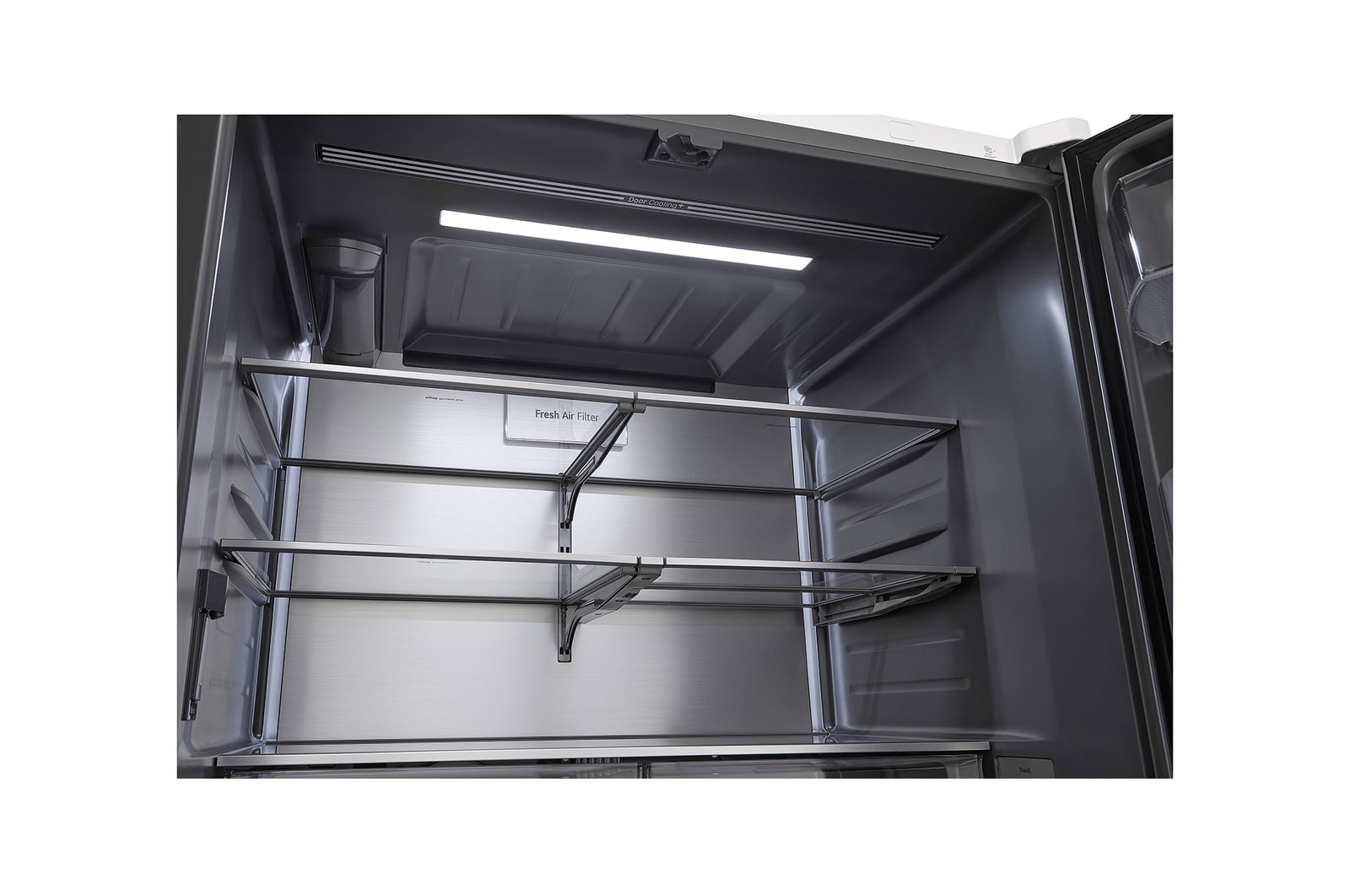 LG STUDIO 27 cu. ft. French 3-Door Counter-Depth MAX? Refrigerator with Internal Water Dispenser, SRFB27W3