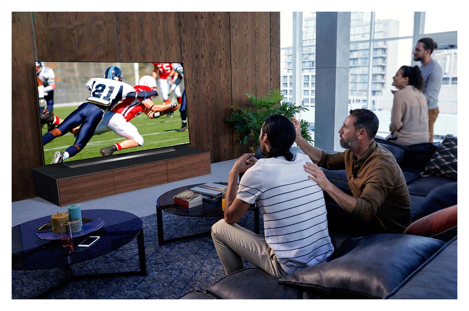 LG 48" CX LG OLED TV with ThinQ? AI, OLED48CXPUB