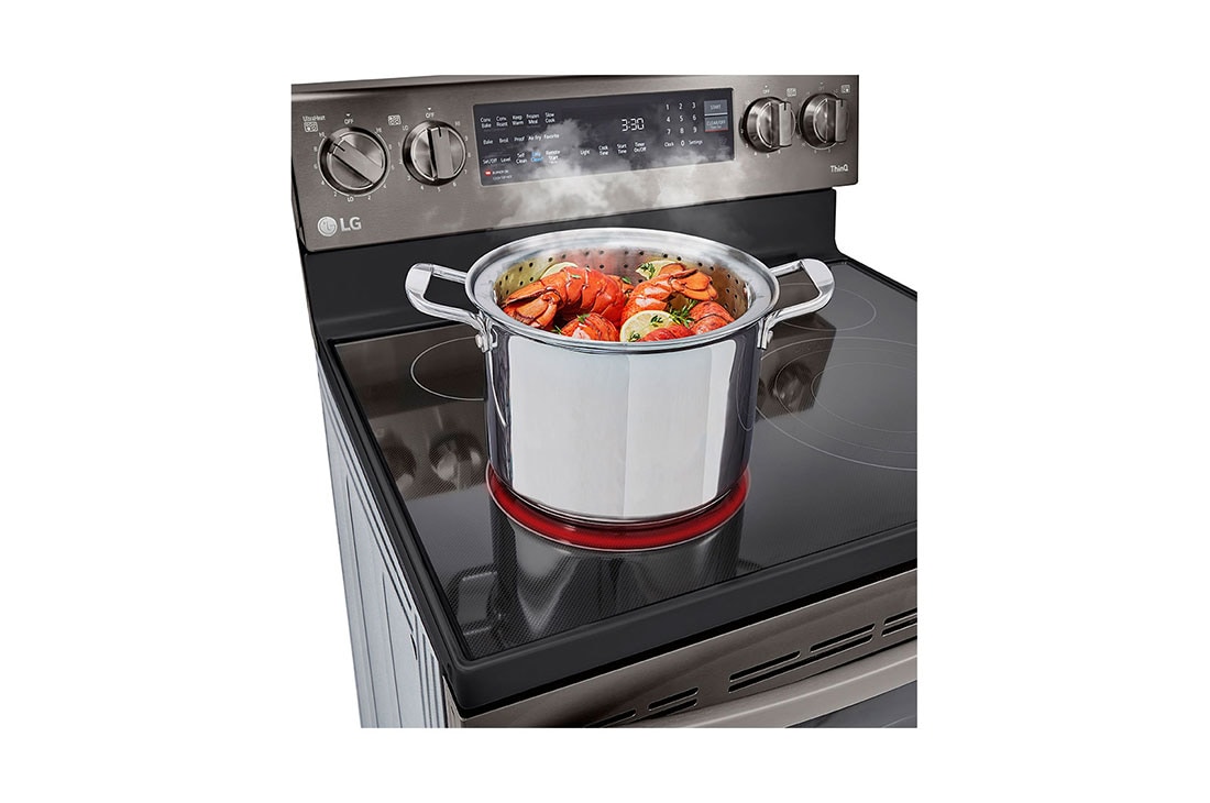 LG 6.3 cu.ft. Air Fry InstaView ThinQ? Electric Range, LREL6325D