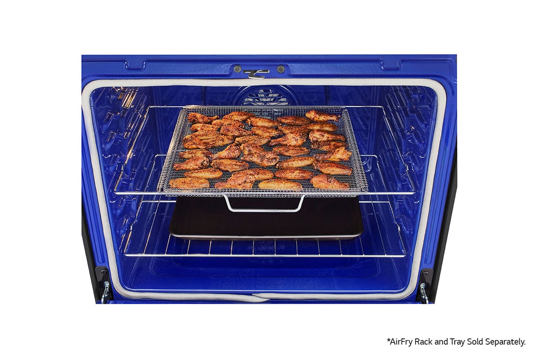 LG 6.3 cu.ft. Air Fry InstaView ThinQ? Electric Range, LREL6325D