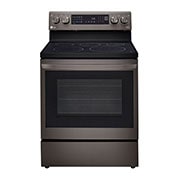 Front view of 6.3 cu.ft. Air Fry InstaView ThinQ? Electric Range LREL6325D