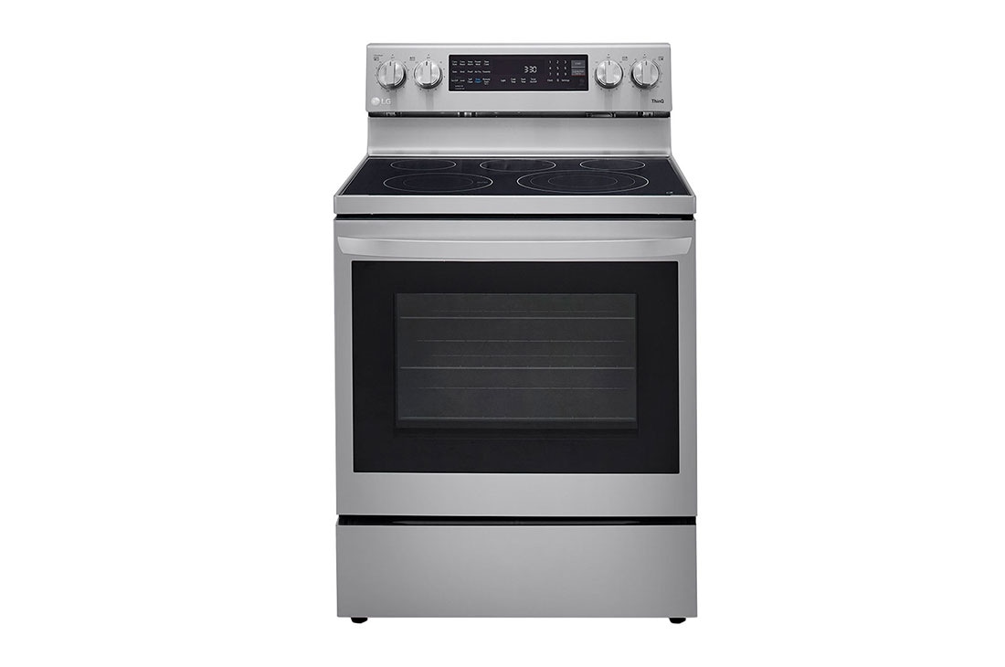 LG 6.3 cu.ft. Air Fry InstaView ThinQ? Electric Range, LREL6325F