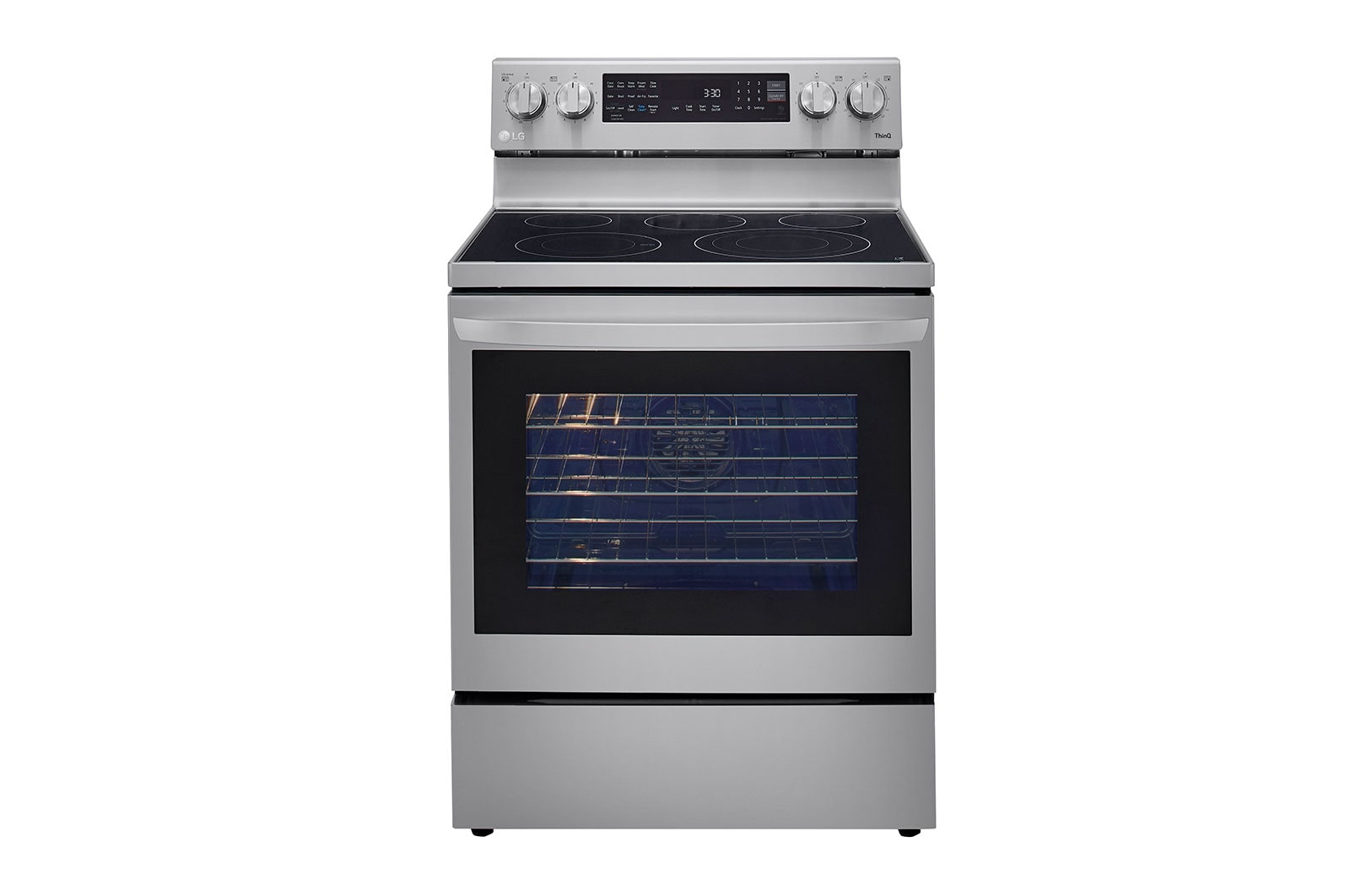 LG 6.3 cu.ft. Air Fry InstaView ThinQ? Electric Range, LREL6325F