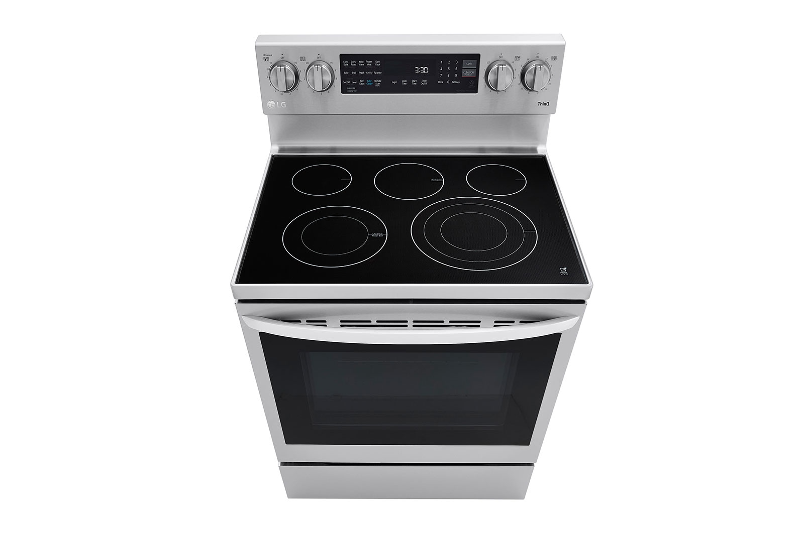 LG 6.3 cu.ft. Air Fry InstaView ThinQ? Electric Range, LREL6325F