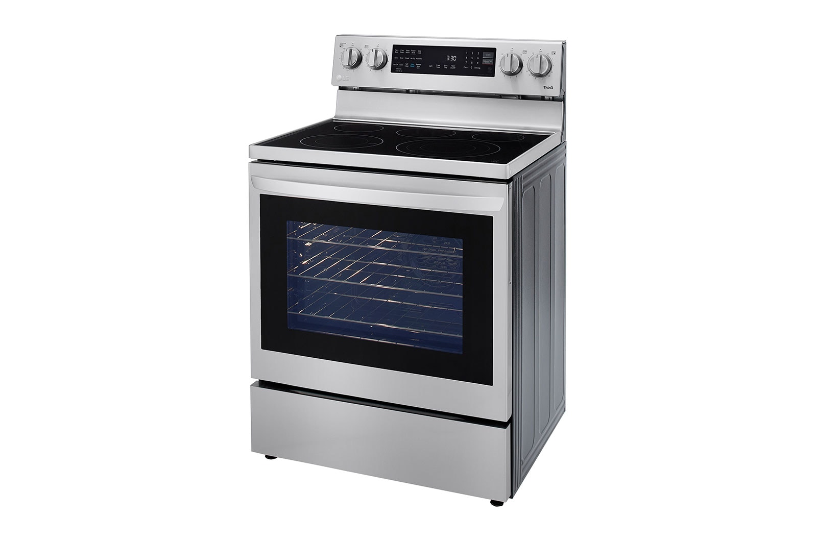 LG 6.3 cu.ft. Air Fry InstaView ThinQ? Electric Range, LREL6325F