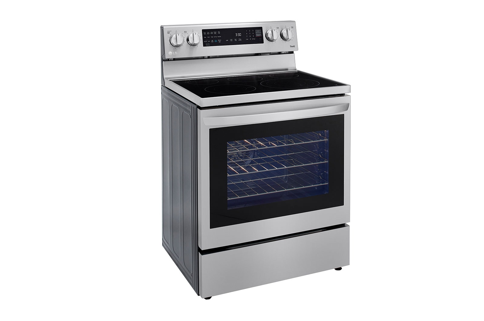 LG 6.3 cu.ft. Air Fry InstaView ThinQ? Electric Range, LREL6325F