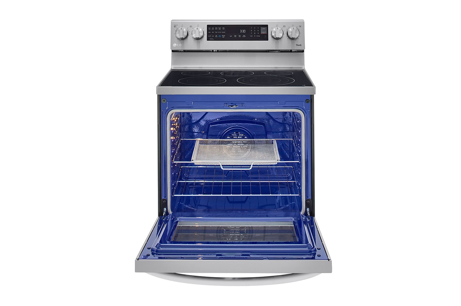 LG 6.3 cu.ft. Air Fry InstaView ThinQ? Electric Range, LREL6325F