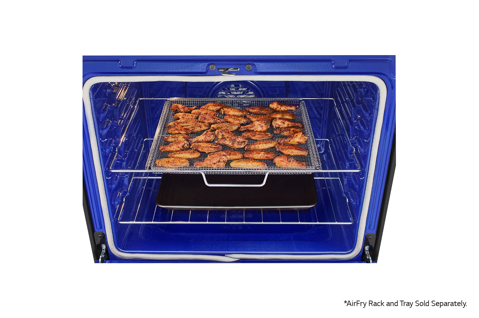 LG 6.3 cu.ft. Air Fry InstaView ThinQ? Electric Range, LREL6325F