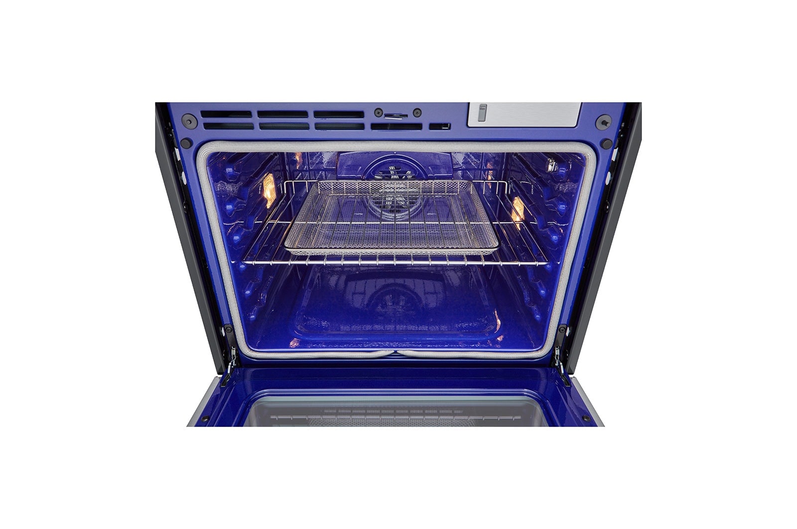 LG 1.7/4.7 cu. ft. Smart Combination Wall Oven with InstaView?, True Convection, Air Fry, and Steam Sous Vide, WCEP6427F