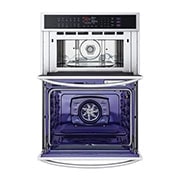 LG 1.7/4.7 cu. ft. Smart Combination Wall Oven with InstaView?, True Convection, Air Fry, and Steam Sous Vide, WCEP6427F