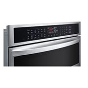 LG 1.7/4.7 cu. ft. Smart Combination Wall Oven with InstaView?, True Convection, Air Fry, and Steam Sous Vide, WCEP6427F