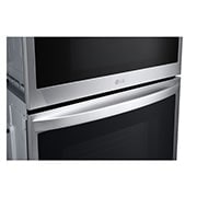 LG 1.7/4.7 cu. ft. Smart Combination Wall Oven with InstaView?, True Convection, Air Fry, and Steam Sous Vide, WCEP6427F