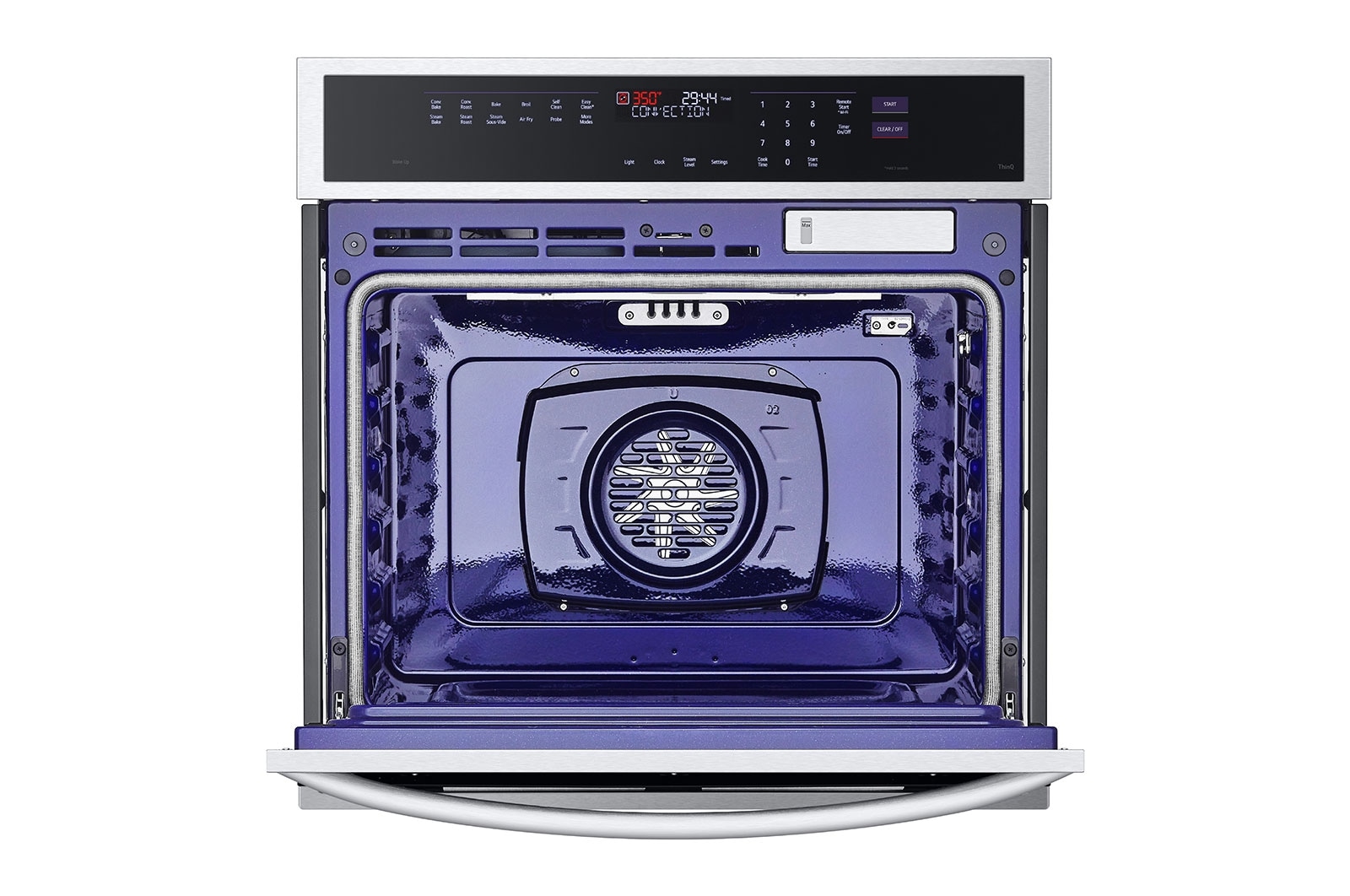 LG 4.7 cu. ft. Smart Wall Oven with InstaView?, True Convection, Air Fry, and Steam Sous Vide, WSEP4727F