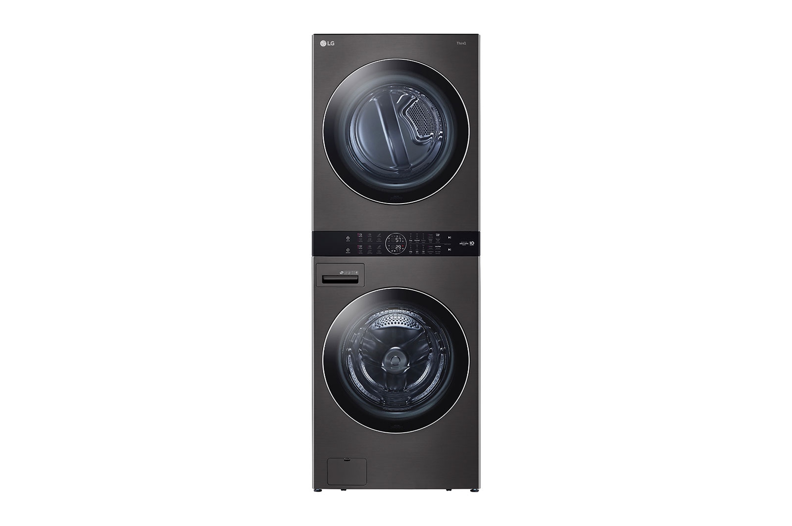LG Single Unit Front Load LG WashTower<sup>?</sup> with Centre Control? 5.2 cu. ft. Washer and 7.4 cu. ft. Electric Dryer, WKEX200HBA
