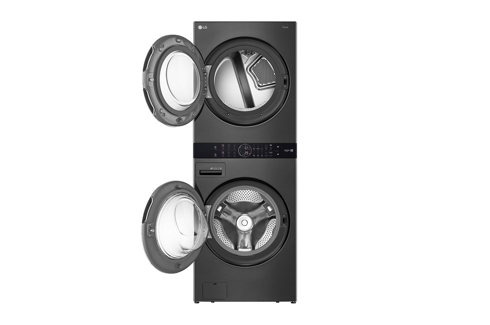 LG Single Unit Front Load LG WashTower<sup>?</sup> with Centre Control? 5.2 cu. ft. Washer and 7.4 cu. ft. Electric Dryer, WKEX200HBA
