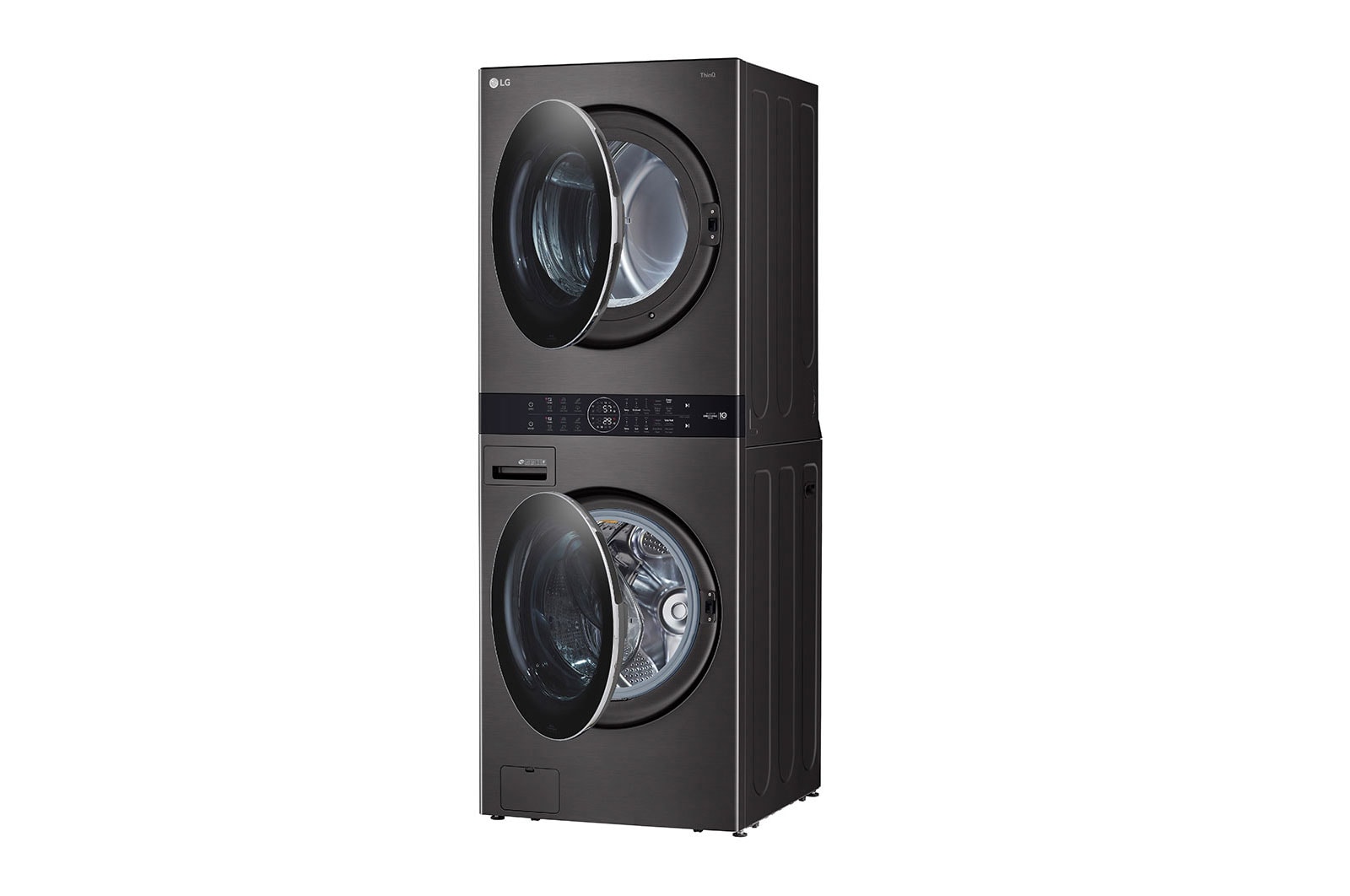 LG Single Unit Front Load LG WashTower<sup>?</sup> with Centre Control? 5.2 cu. ft. Washer and 7.4 cu. ft. Electric Dryer, WKEX200HBA