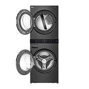 LG Single Unit Front Load LG WashTower<sup>?</sup> with Centre Control? 5.2 cu. ft. Washer and 7.4 cu. ft. Electric Dryer, WKEX200HBA