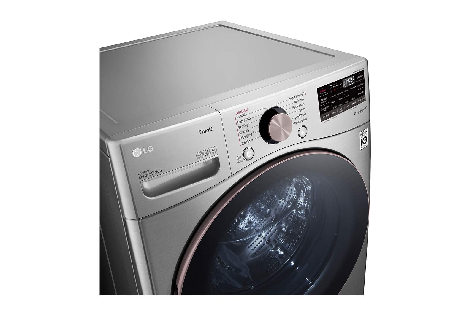 LG 5.2 cu.ft. Ultra Large Capacity Front Load Washer with AI DD?, WM3850HVA