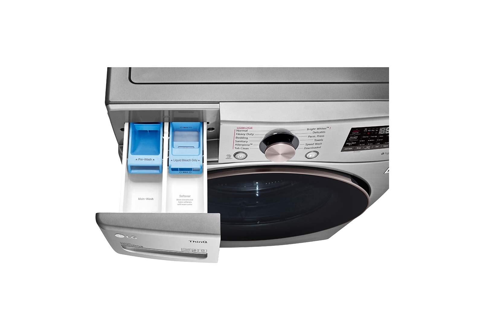 LG 5.2 cu.ft. Ultra Large Capacity Front Load Washer with AI DD?, WM3850HVA