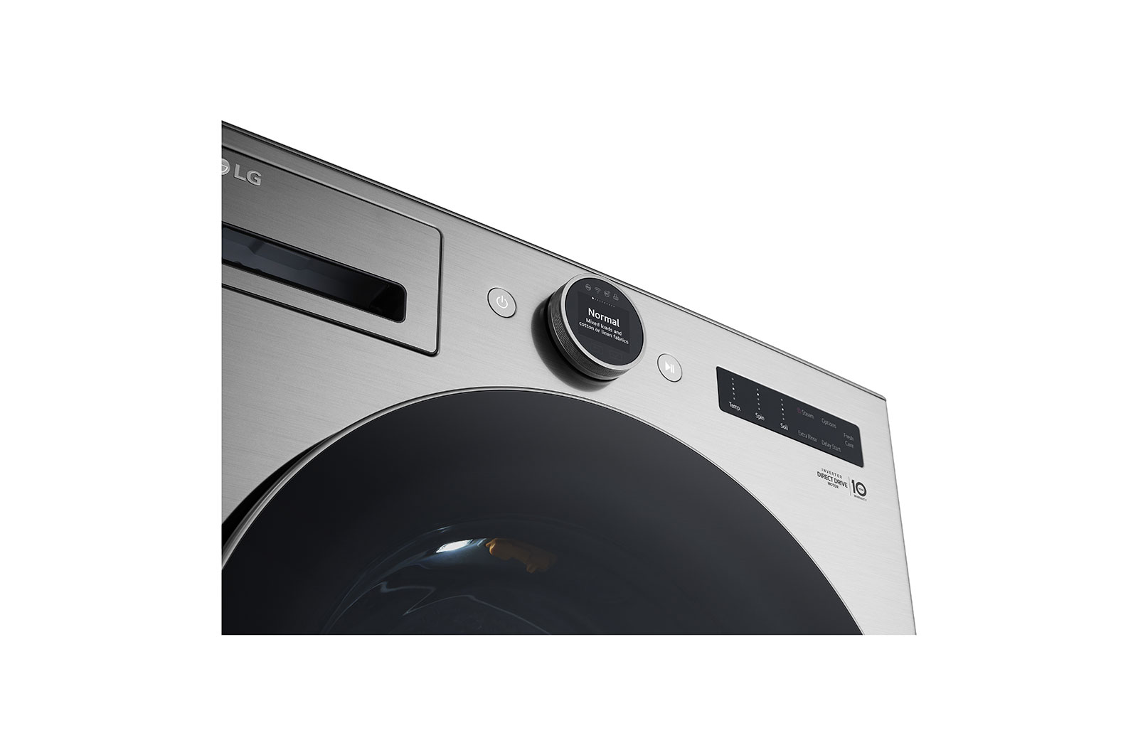 LG 5.2 cu. ft. Capacity Smart Front Load ENERGY STAR<sup>?</sup> Washer with TurboWash<sup>?</sup> 360° and AI DD<sup>?</sup> Built-In Intelligence, WM5500HVA