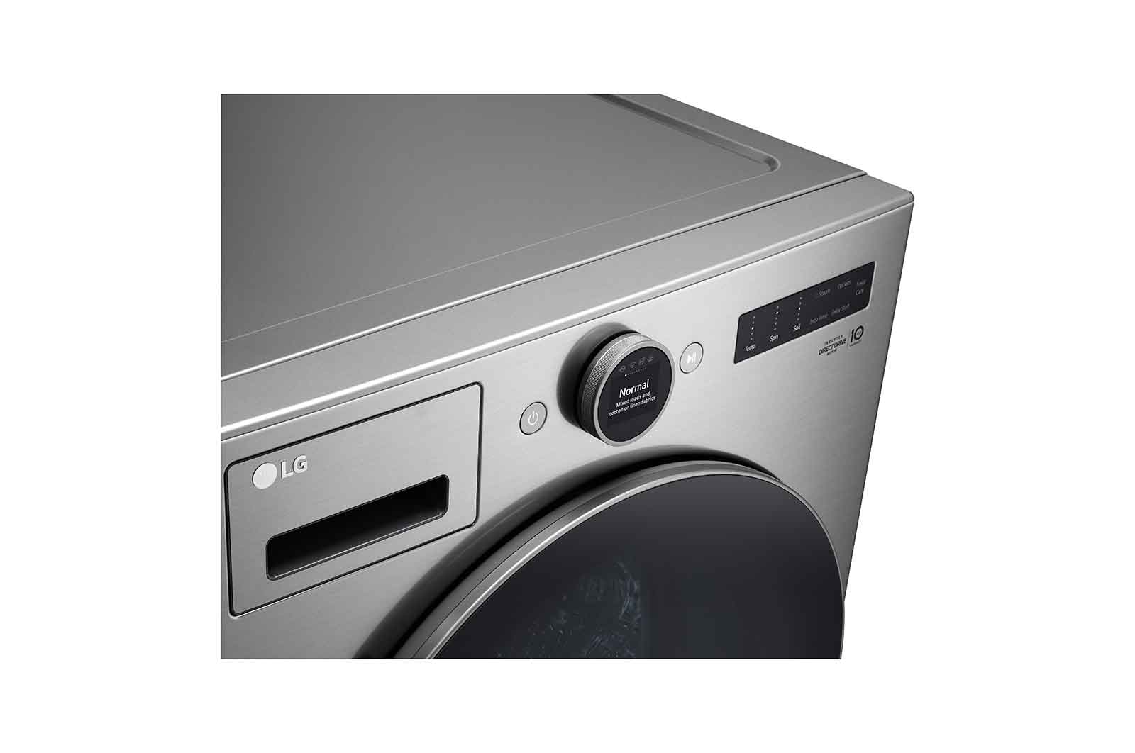LG 5.2 cu. ft. Capacity Smart Front Load ENERGY STAR<sup>?</sup> Washer with TurboWash<sup>?</sup> 360° and AI DD<sup>?</sup> Built-In Intelligence, WM5500HVA