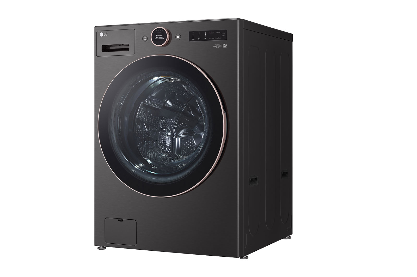 LG 5.8 cu. ft. Mega Capacity Smart Front Load ENERGY STAR<sup>?</sup> Washer with TurboWash<sup>?</sup>360° and AI DD? Built-In Intelligence, WM6500HBA