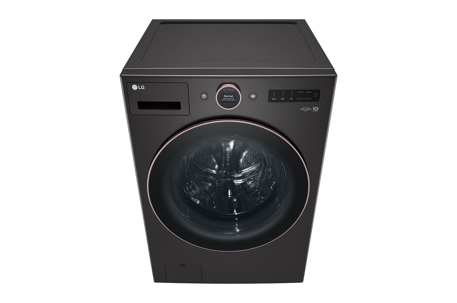 LG 5.8 cu. ft. Mega Capacity Smart Front Load ENERGY STAR<sup>?</sup> Washer with TurboWash<sup>?</sup>360° and AI DD? Built-In Intelligence, WM6500HBA