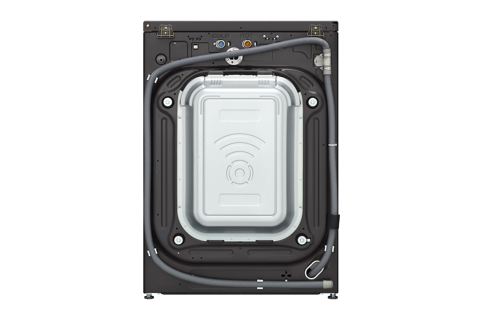 LG 5.8 cu. ft. Front Load Washer with AI DD? 2.0 and LCD Knob, WM6700HBA