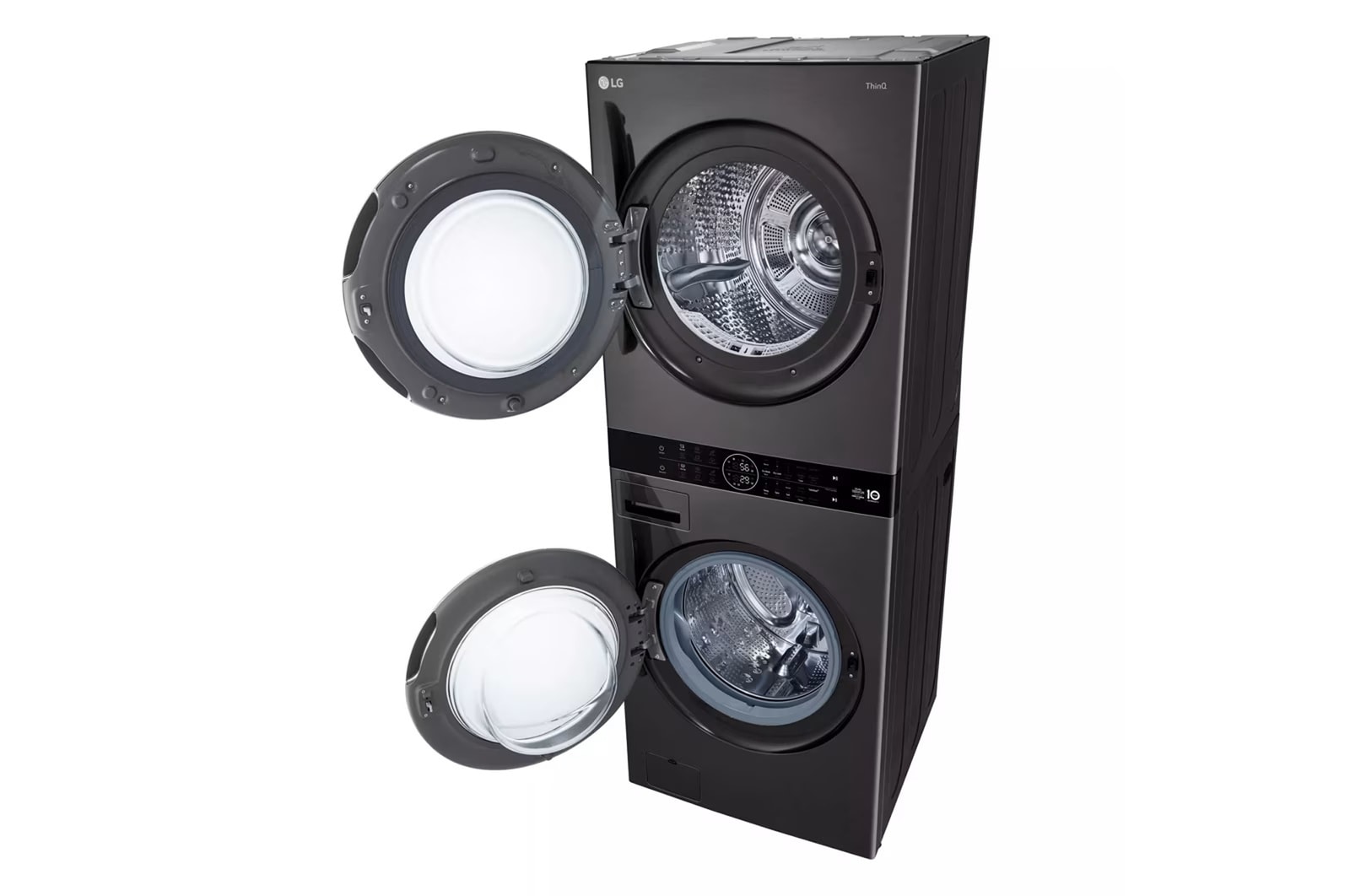 LG WashTower<sup>?</sup> with DirectDrive<sup>?</sup>Heat Pump Dryer, 5.8 cu.ft. Washer, 7.8 cu.ft. Dryer, WKHC252HBA