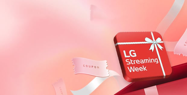 Une case rouge est placée dessus avec le texte ??LG Streaming Week??.