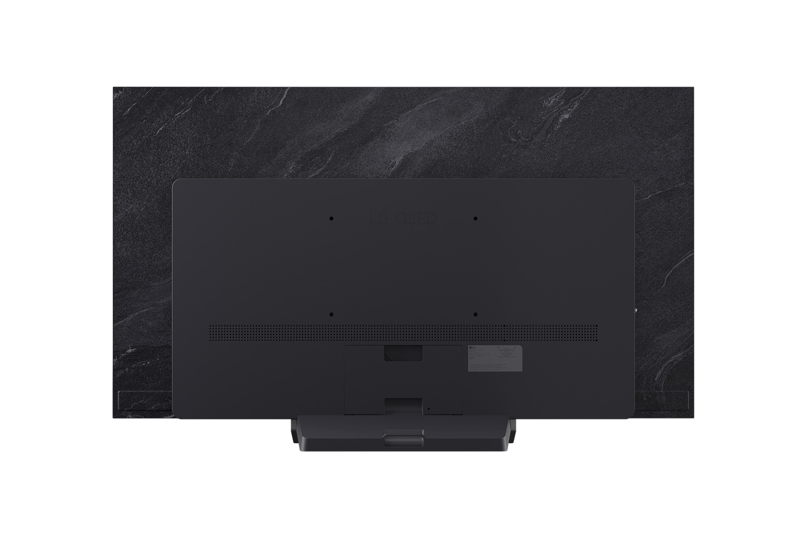 Vue arrière du téléviseur Smart TV LG OLED evo AI C5 4K.