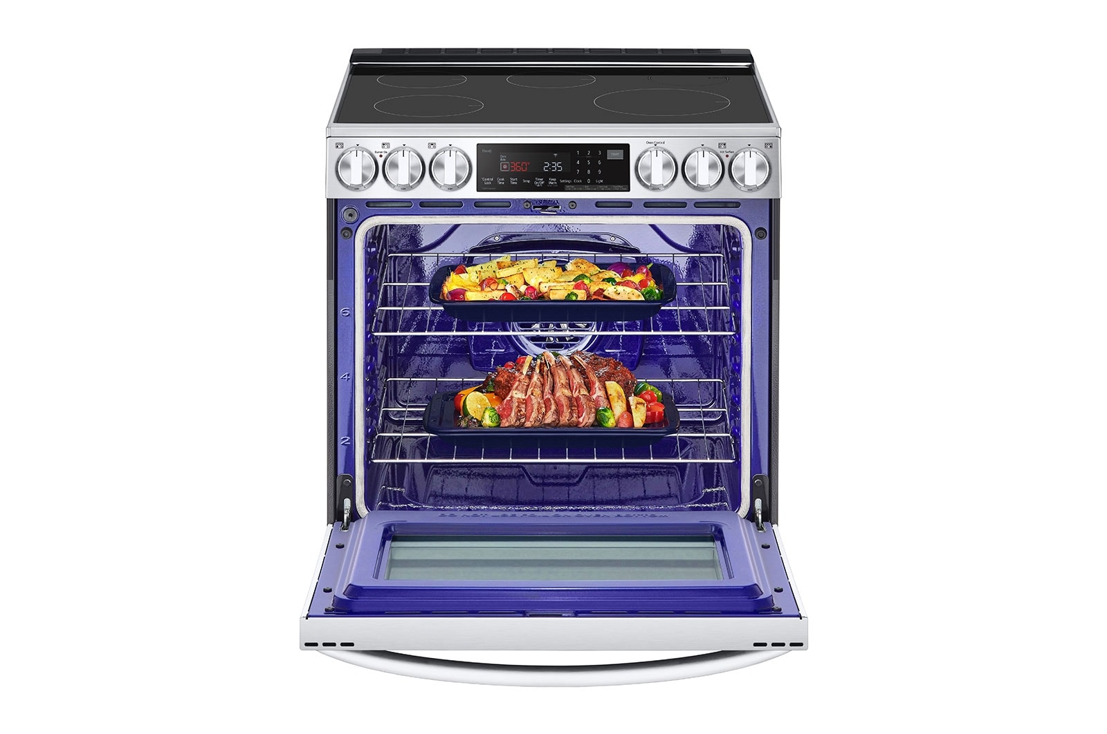 LG Cuisinière à induction encastrable intelligente de 6,3?pi3 avec technologie InstaView<sup>MD</sup>, ProBake Convection<sup>MD</sup>, Air?Fry et Air?Sous?Vide, LSIL6336F