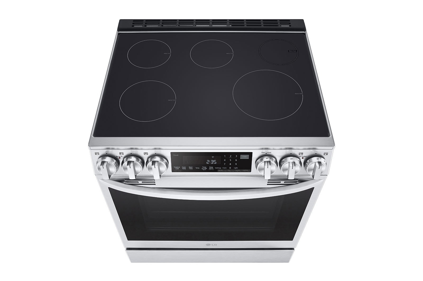 LG Cuisinière à induction encastrable intelligente de 6,3?pi3 avec technologie InstaView<sup>MD</sup>, ProBake Convection<sup>MD</sup>, Air?Fry et Air?Sous?Vide, LSIL6336F