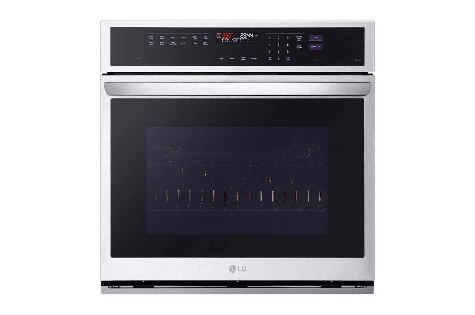 LG Four mural intelligent de 4,7?pi3 avec technologie InstaView<sup>MD</sup>, convection véritable, Air?Fry et Vapeur?Sous?Vide, WSEP4727F