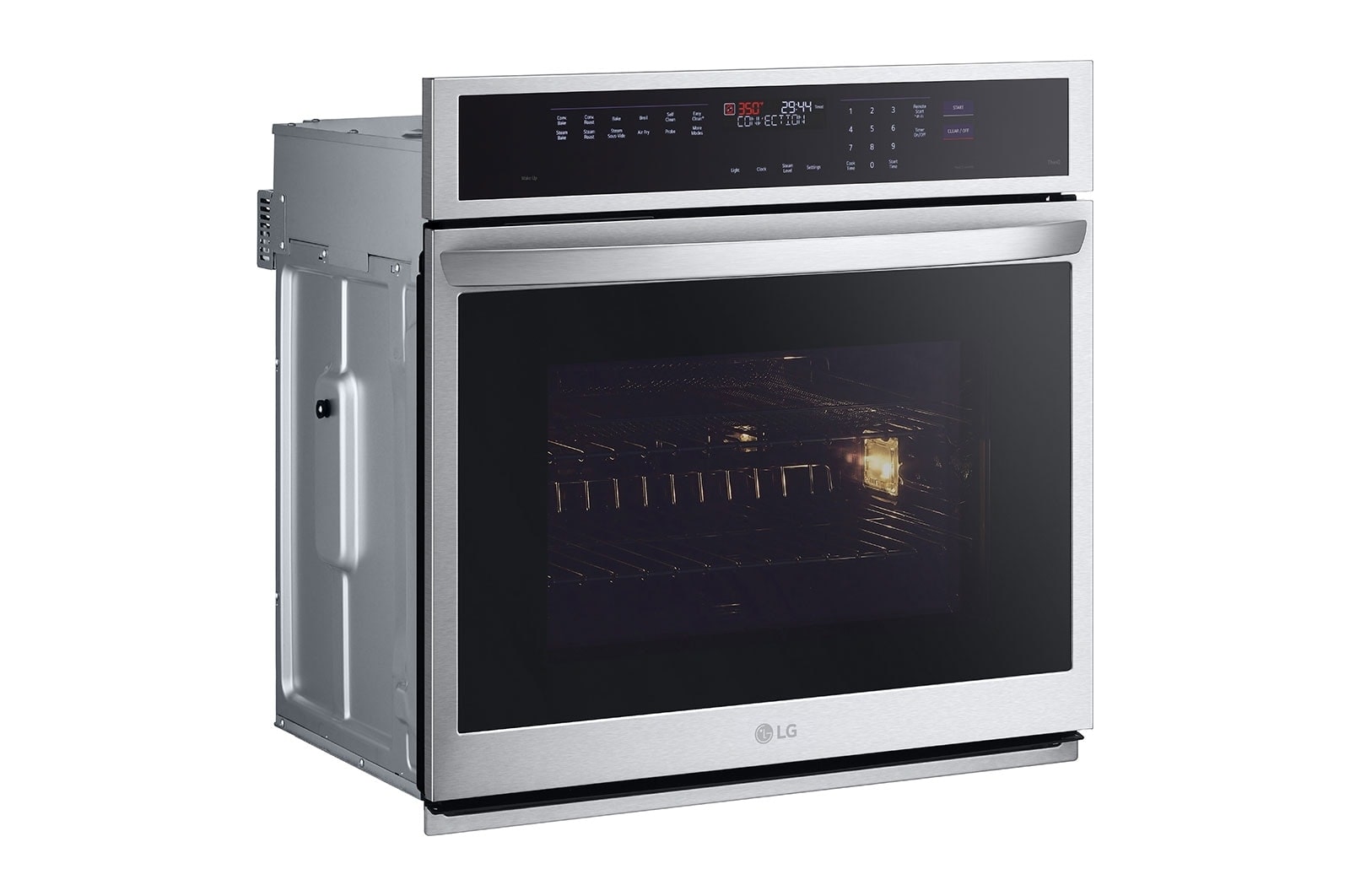 LG Four mural intelligent de 4,7?pi3 avec technologie InstaView<sup>MD</sup>, convection véritable, Air?Fry et Vapeur?Sous?Vide, WSEP4727F
