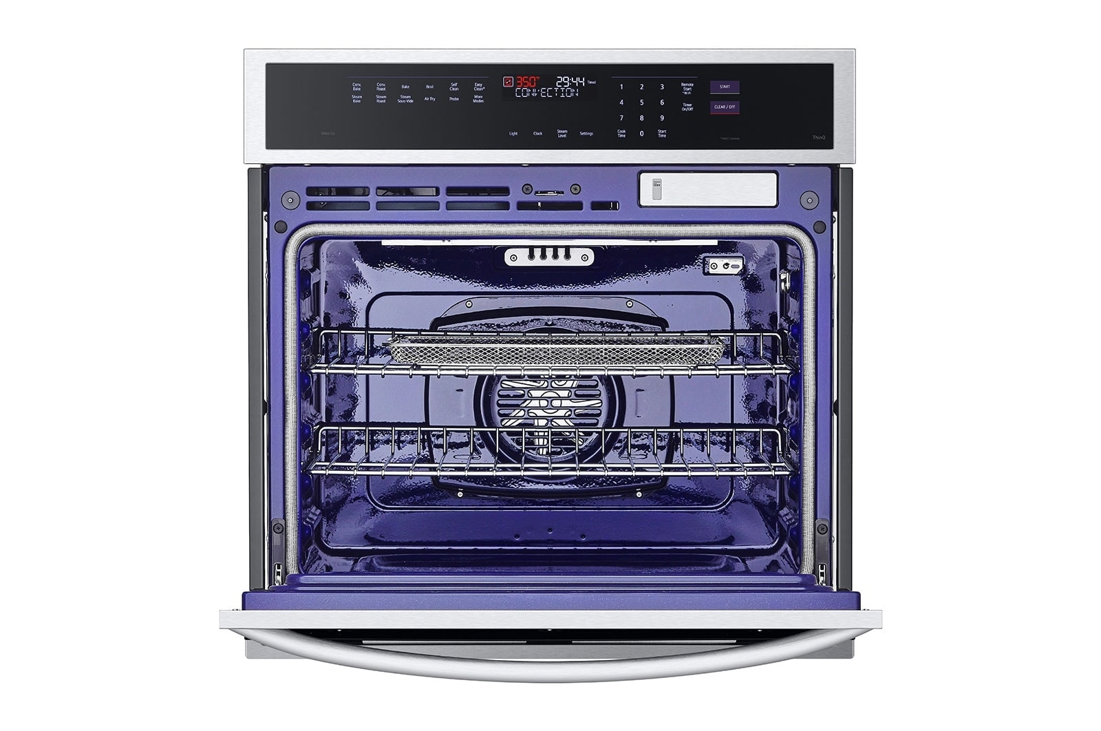 LG Four mural intelligent de 4,7?pi3 avec technologie InstaView<sup>MD</sup>, convection véritable, Air?Fry et Vapeur?Sous?Vide, WSEP4727F