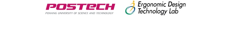 Logo de postech et d’Ergonomic Design Technology Lab.