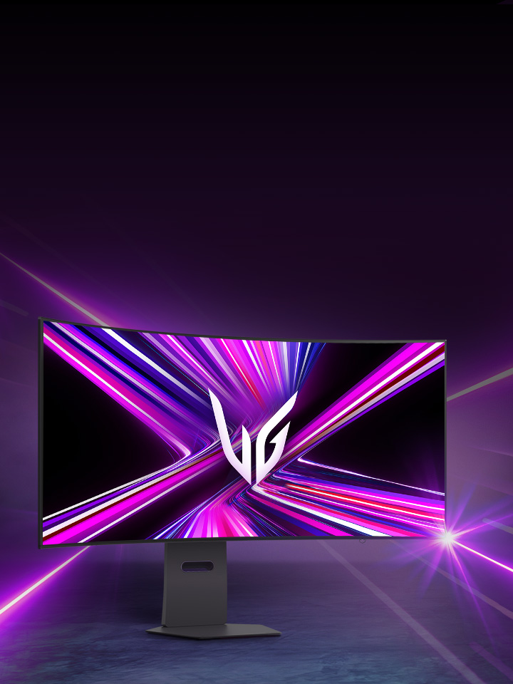Moniteur de jeu LG UltraGear OLED avec une superbe résolution 5K2K, con?u pour des expériences de jeu immersives et des performances visuelles de pointe.