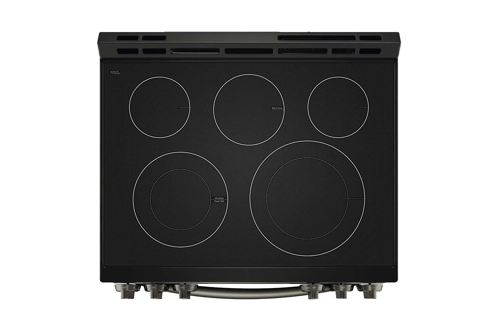 LG Cuisinière encastrable électrique intelligente de 6,3 pi3 en acier inoxydable noir équipé du Wi-Fi, d’une convection par ventilateur et de la technologie Air Fry et EasyClean<sup>MD</sup>., LSEL6333D