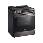 LG Cuisinière encastrable électrique intelligente de 6,3 pi3 en acier inoxydable noir équipé du Wi-Fi, d’une convection par ventilateur et de la technologie Air Fry et EasyClean<sup>MD</sup>., LSEL6333D