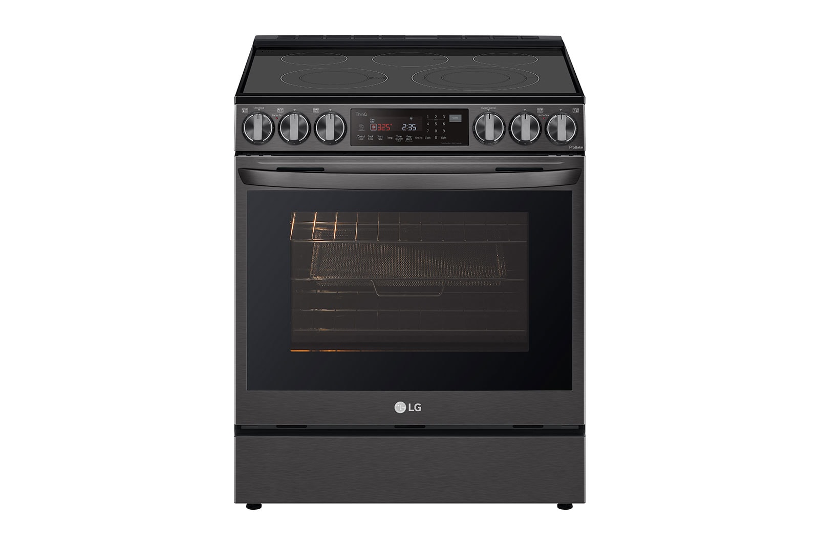 LG Cuisinière électrique intelligente encastrable de 6,3 pi3 avec Wi-Fi, technologie ProBake Convection<sup>MD</sup>, InstaView<sup>MC</sup> et AirFry , LSEL6335D