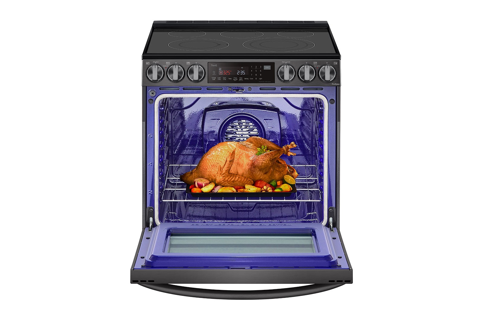 LG Cuisinière électrique intelligente encastrable de 6,3 pi3 avec Wi-Fi, technologie ProBake Convection<sup>MD</sup>, InstaView<sup>MC</sup> et AirFry , LSEL6335D