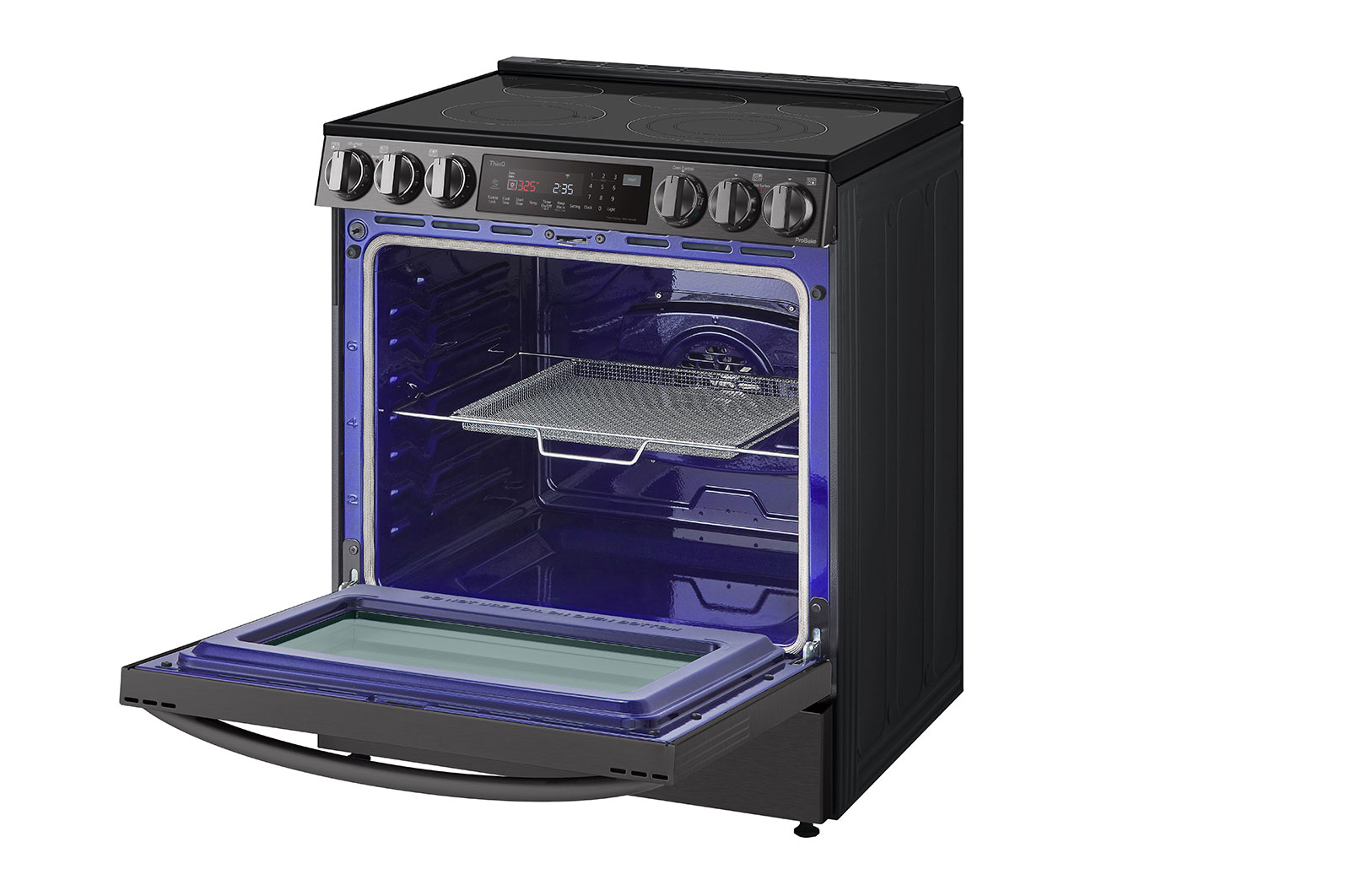 LG Cuisinière électrique intelligente encastrable de 6,3 pi3 avec Wi-Fi, technologie ProBake Convection<sup>MD</sup>, InstaView<sup>MC</sup> et AirFry , LSEL6335D
