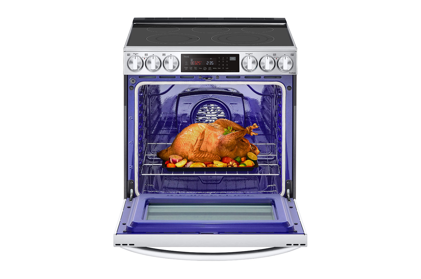 LG Cuisinière électrique intelligente encastrable de 6,3 pi3 avec Wi-Fi, technologie ProBake Convection<sup>MD</sup>, InstaView<sup>MC</sup> et Air Fry , LSEL6335F