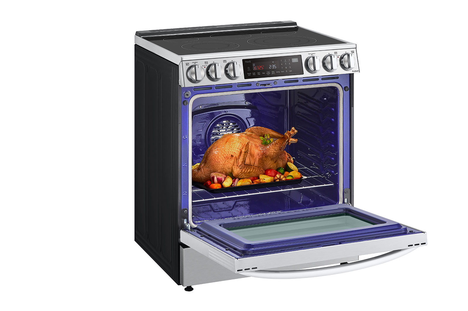 LG Cuisinière électrique intelligente encastrable de 6,3 pi3 avec Wi-Fi, technologie ProBake Convection<sup>MD</sup>, InstaView<sup>MC</sup> et Air Fry , LSEL6335F
