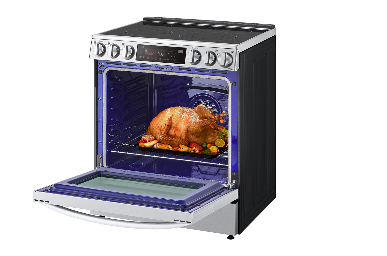 LG Cuisinière électrique intelligente encastrable de 6,3 pi3 avec Wi-Fi, technologie ProBake Convection<sup>MD</sup>, InstaView<sup>MC</sup> et Air Fry , LSEL6335F