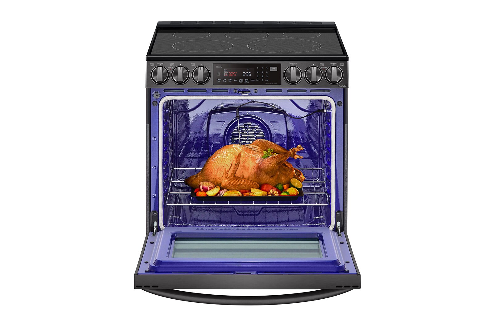 LG Cuisinière électrique intelligente encastrable de 6,3 pi3 avec Wi-Fi, technologie ProBake Convection<sup>MD</sup>, InstaView<sup>MC</sup> et AirFry , LSEL6337D