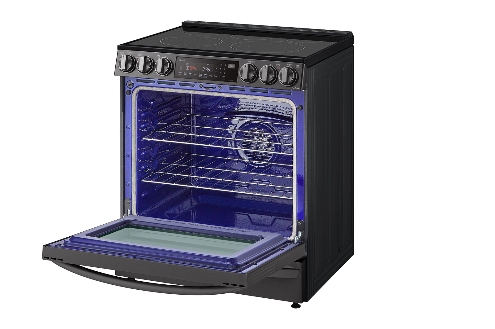 LG Cuisinière électrique intelligente encastrable de 6,3 pi3 avec Wi-Fi, technologie ProBake Convection<sup>MD</sup>, InstaView<sup>MC</sup> et AirFry , LSEL6337D