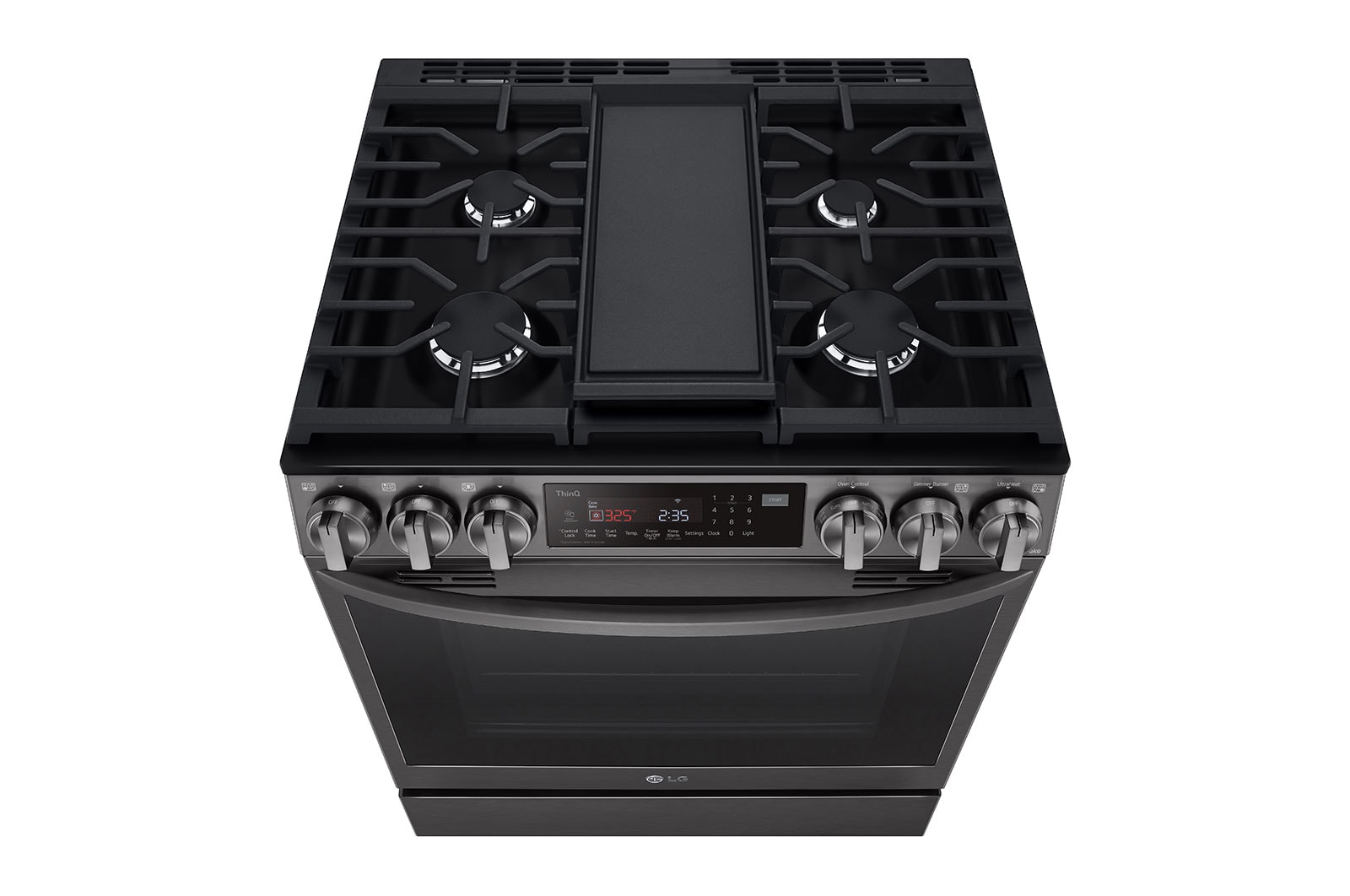 LG Cuisinière au gaz intelligente encastrable de 6,3 pi3 avec Wi-Fi, technologie ProBake Convection<sup>MD</sup>, InstaView<sup>MC</sup> et AirFry, LSGL6335D