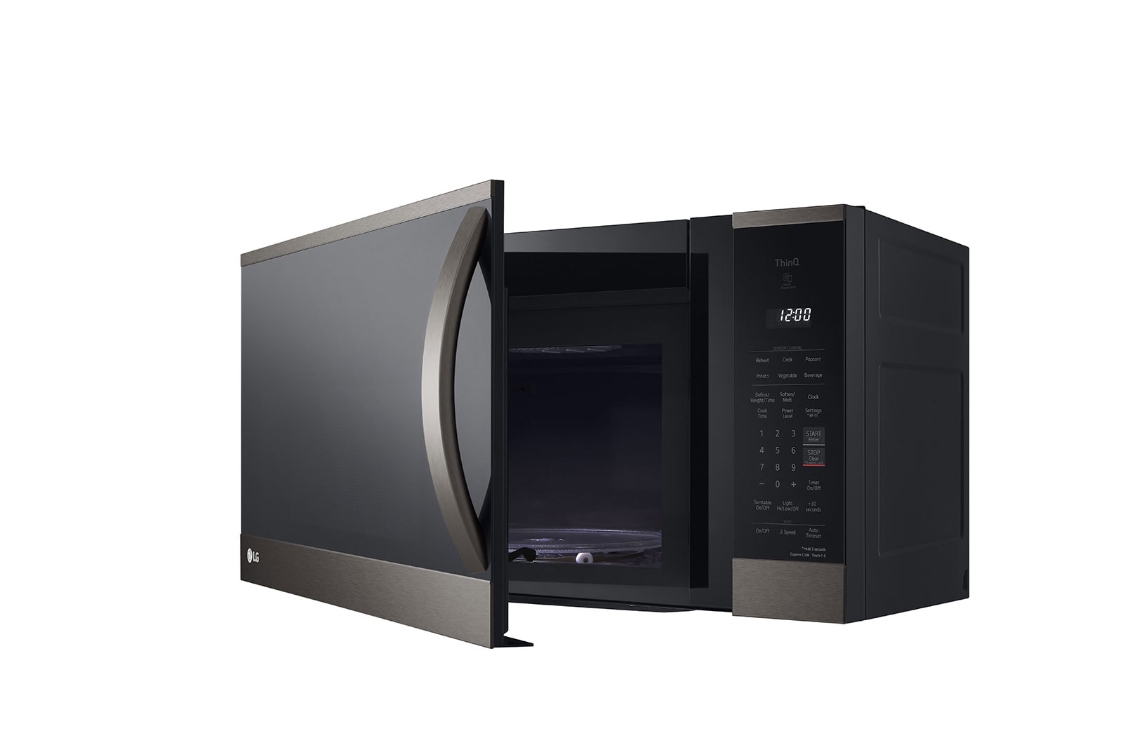LG Four à micro-ondes intelligent avec hotte intégrée de 1,8?pi3 , MVEM1825D